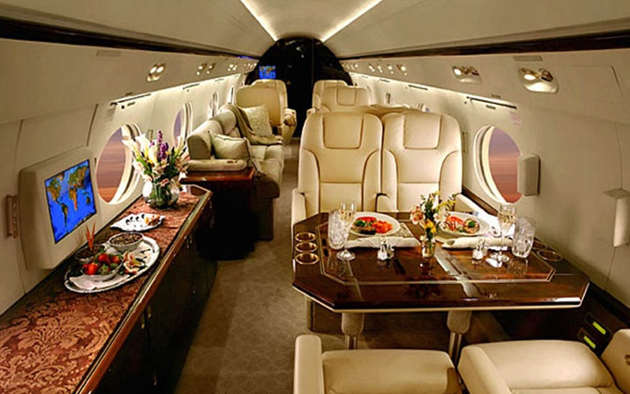 Gulfstream IV interior