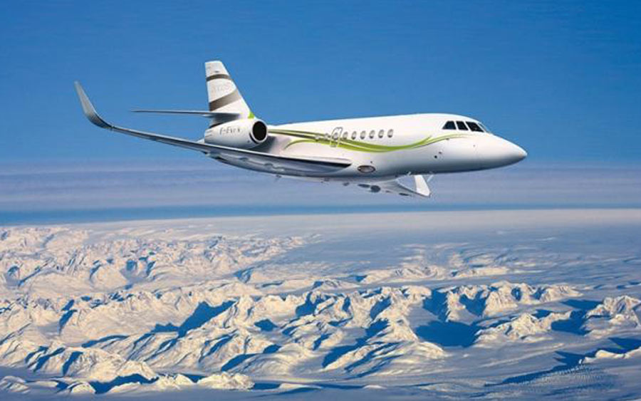 top private jets 2018 - Dassault Falcon 2000LXS