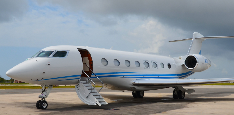 Gulfstream jet plane