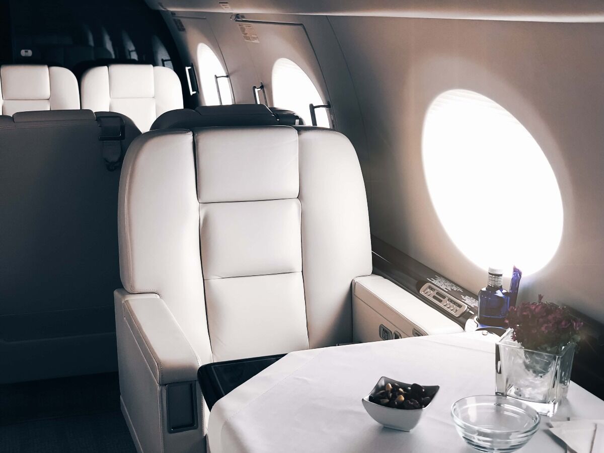 international private jet vacation